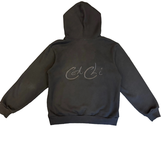 3x black hoodie